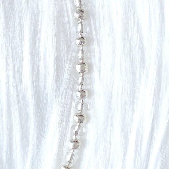 Hawaiian Momi Shell And Glass Uneven Bead Necklace Bracelet And Earrings Set - Picture 7 of 7